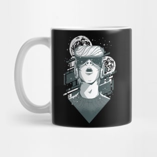 gamer winner in virtual reality video game Mug